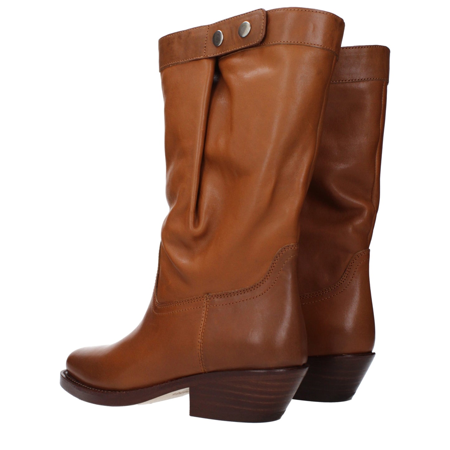Isabel Marant Brown Leather Ankle Boots Isabel Marant