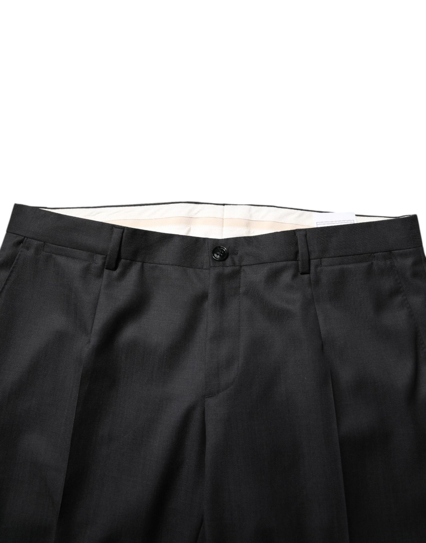 Dolce & Gabbana Dark Gray Wool Single Breasted 2 Piece Suit Dolce & Gabbana