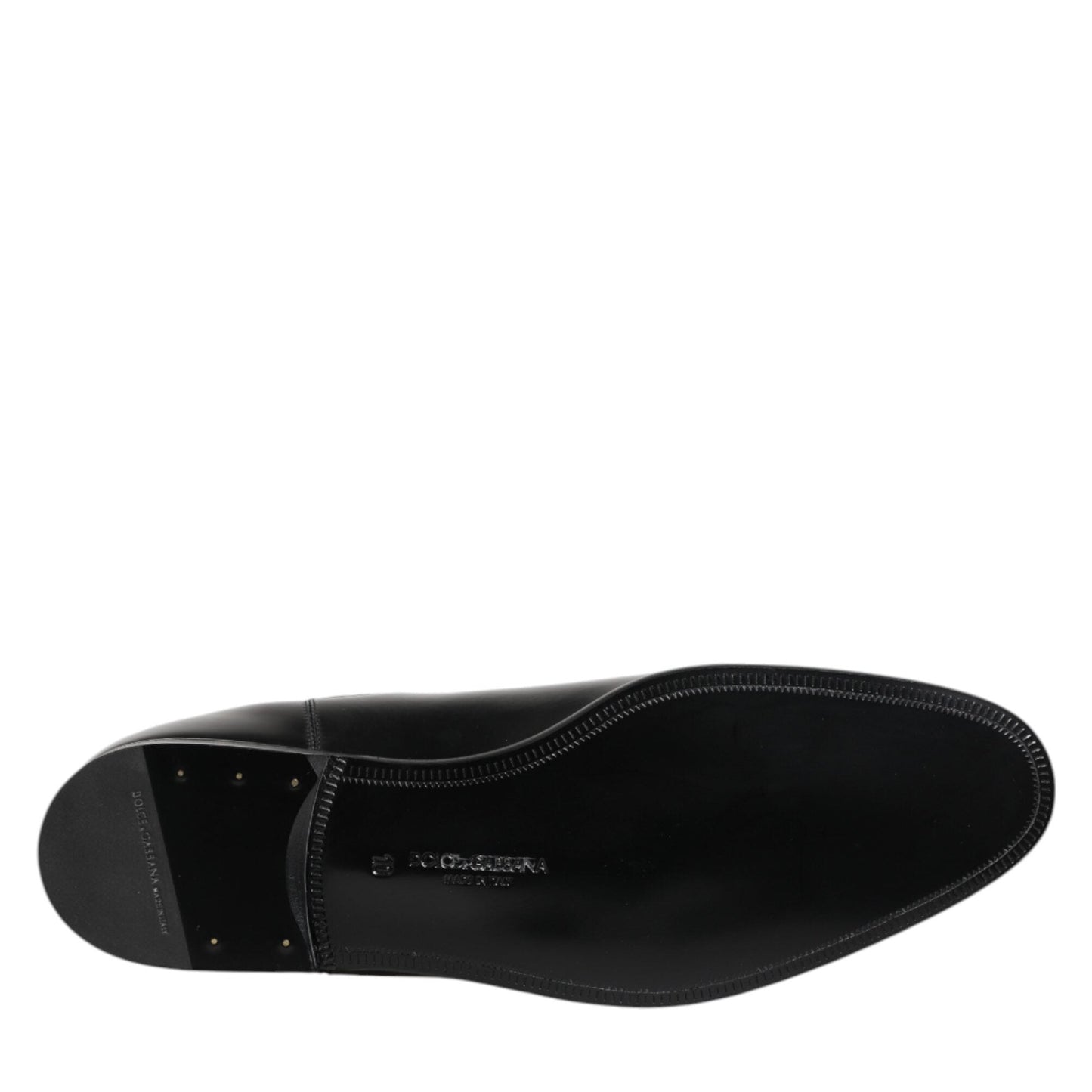 Dolce & Gabbana Black Chelsea Slip On Mid Calf Boots Shoes
