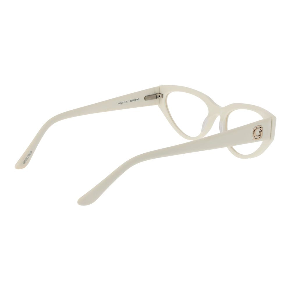 Guess White Acetate Glasses Frames