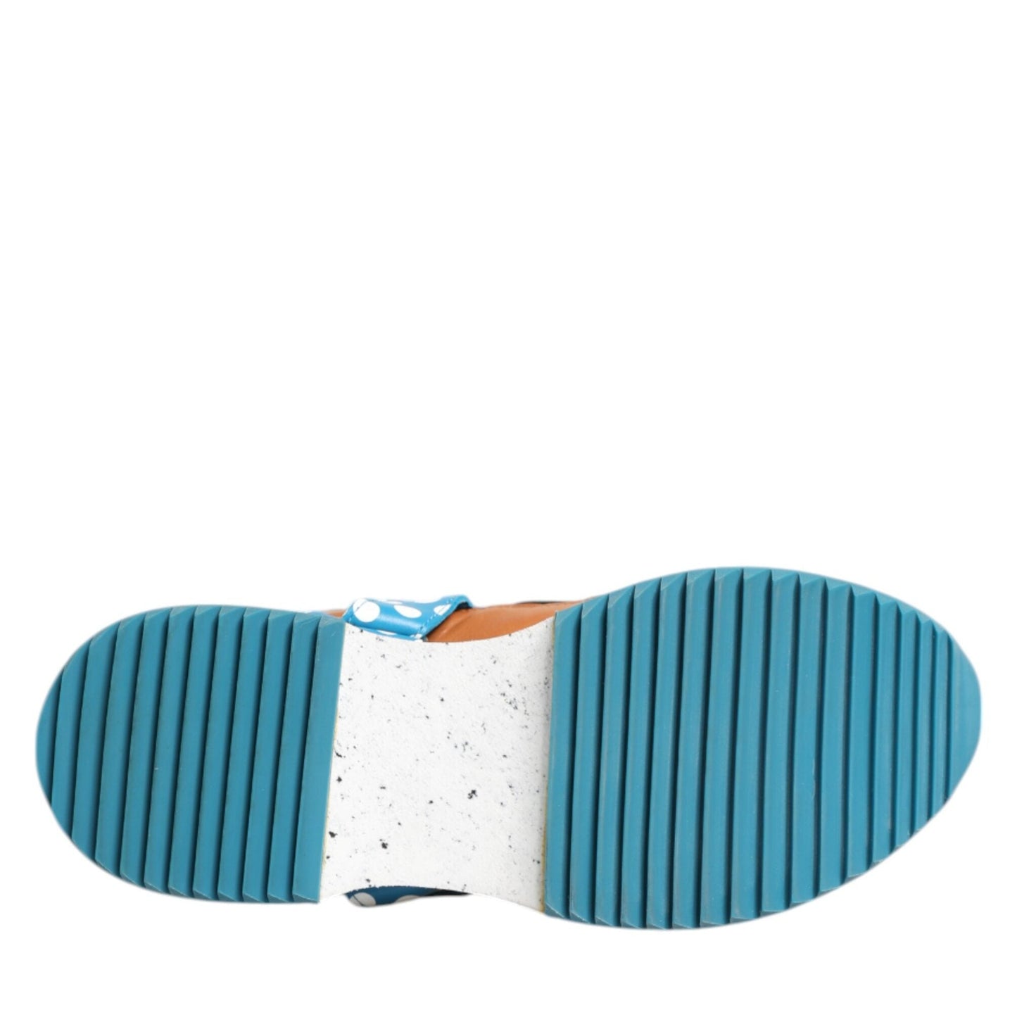 Dolce & Gabbana Multicolor Leather Low Top Sneakers Shoes