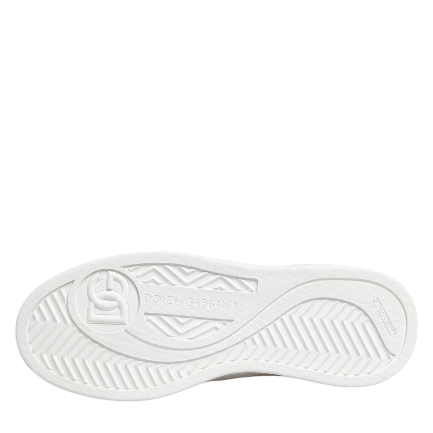 Dolce & Gabbana White Miami Leather Low Top Sneakers Shoes