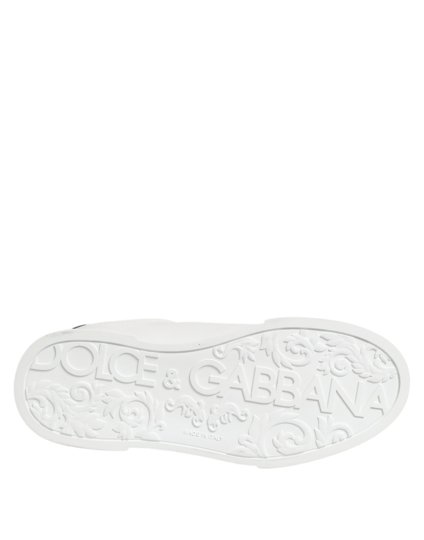 Dolce & Gabbana White Crown Patch Portofino Men Sneakers Shoes Dolce & Gabbana