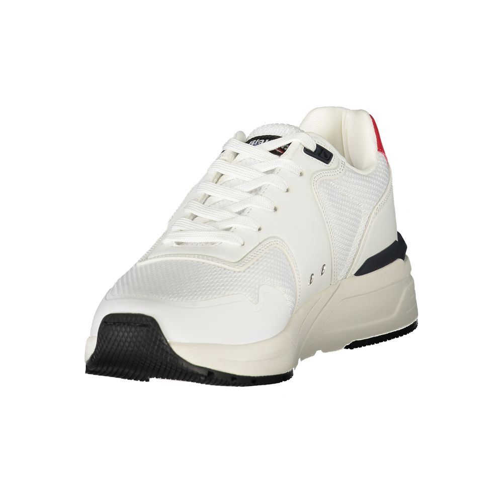 Blauer White Polyester Men's Sneaker Blauer