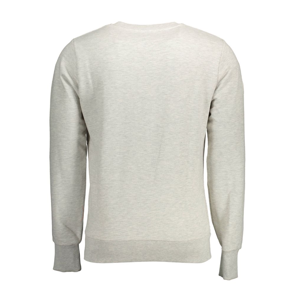 Superdry Gray Cotton Sweater Superdry