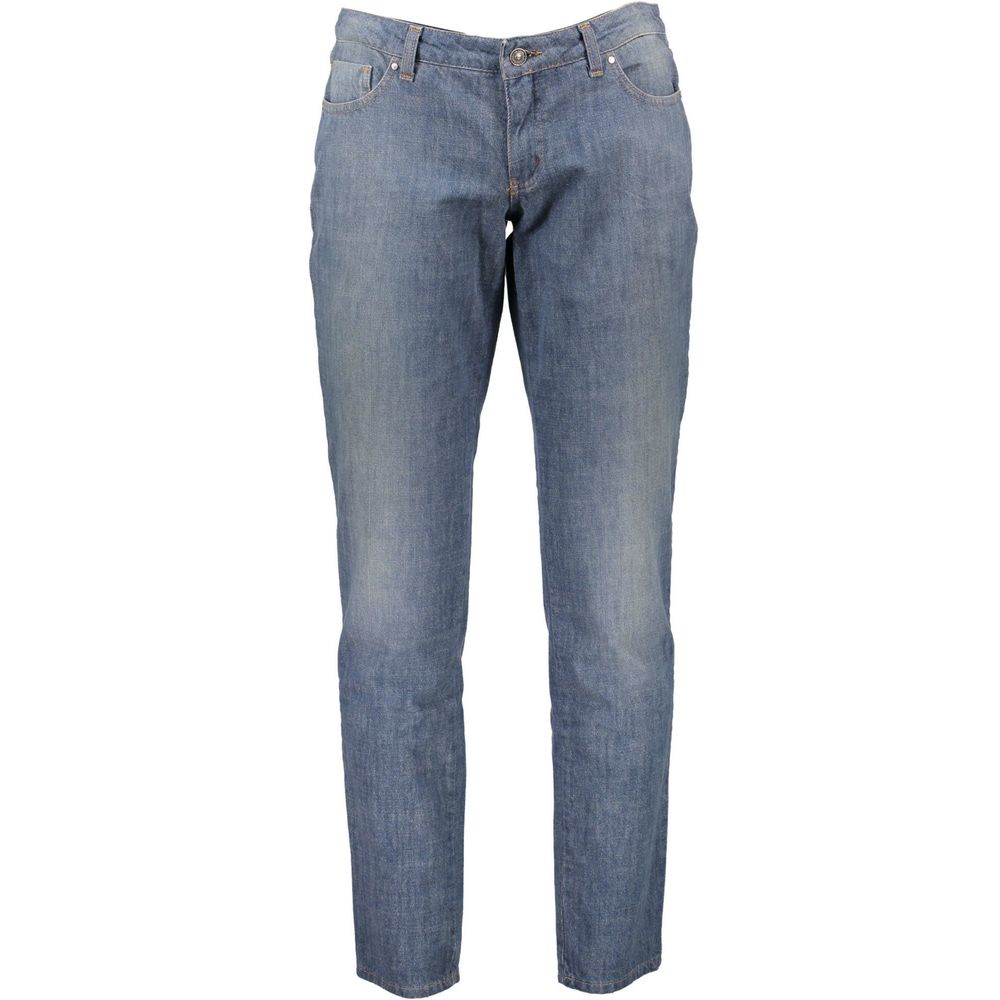Costume National Blue Cotton Jeans & Pant Costume National