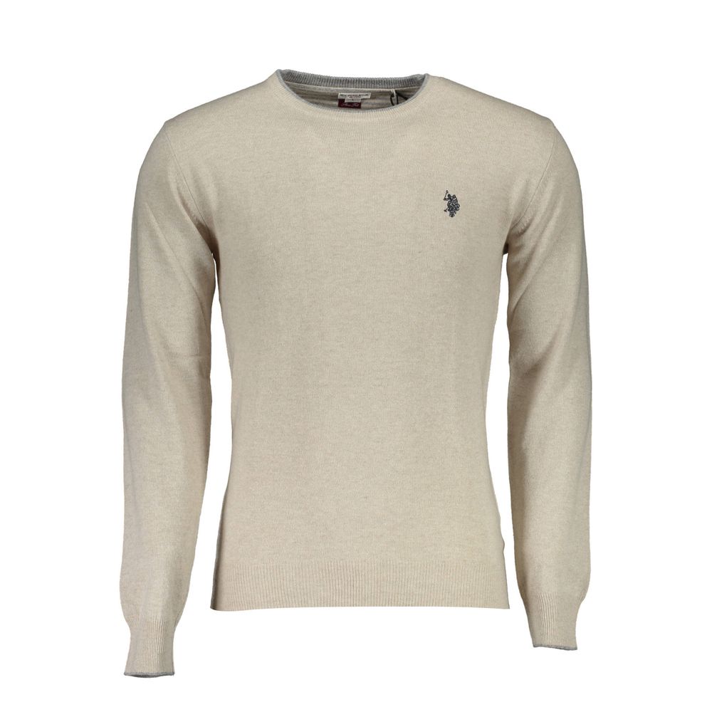 U.S. POLO ASSN. Beige Wool Sweater U.S. POLO ASSN.