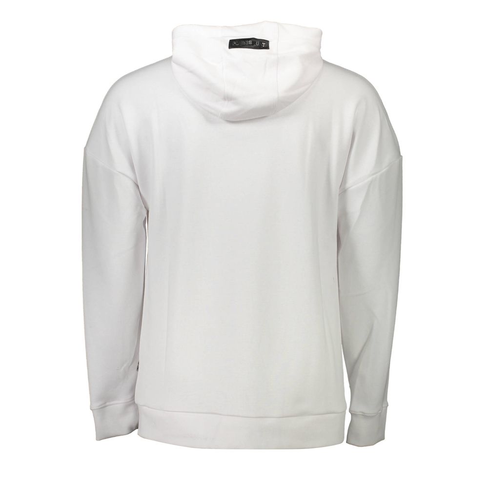 Plein Sport White Cotton Sweater Plein Sport