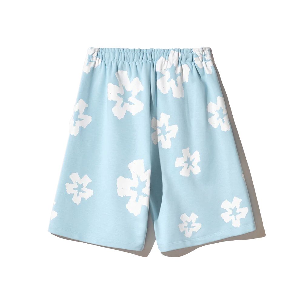 Comme Des Fuckdown Blue Cotton Short Comme Des Fuckdown