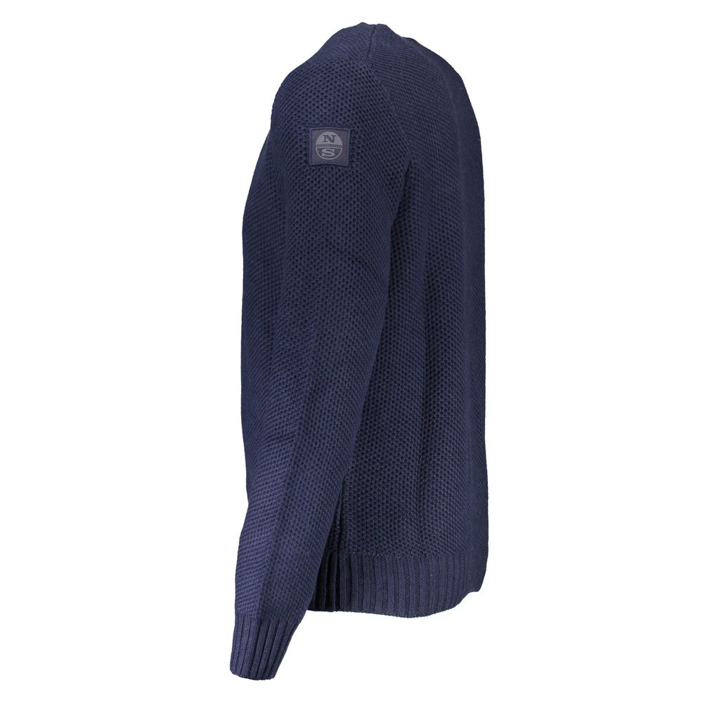 North Sails Blue Cotton Sweater North Sails