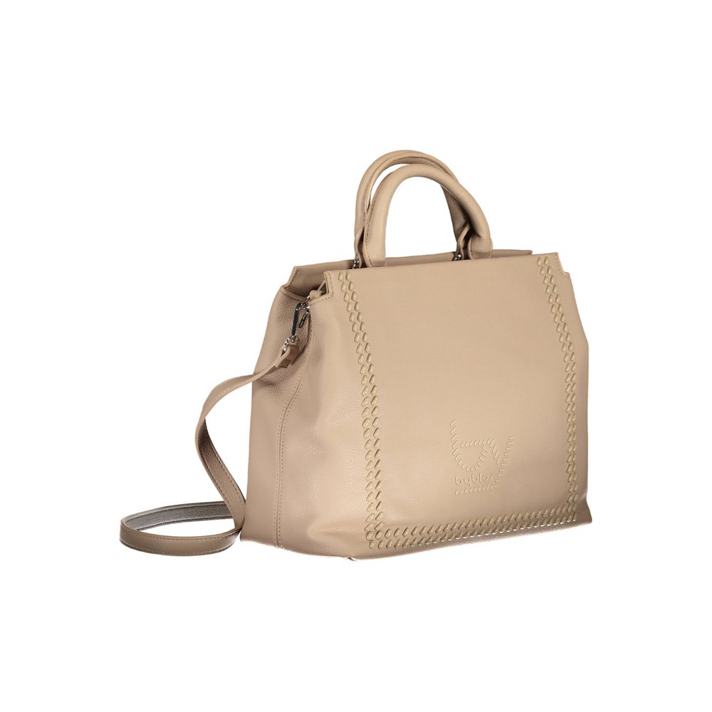 BYBLOS Beige Polyethylene Handbag BYBLOS
