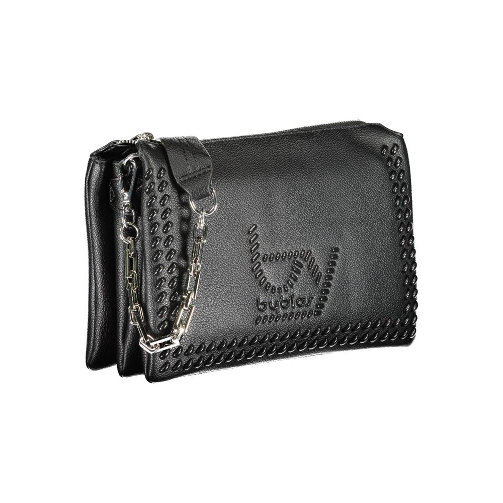 BYBLOS Nero Polyurethane Women Handbag BYBLOS