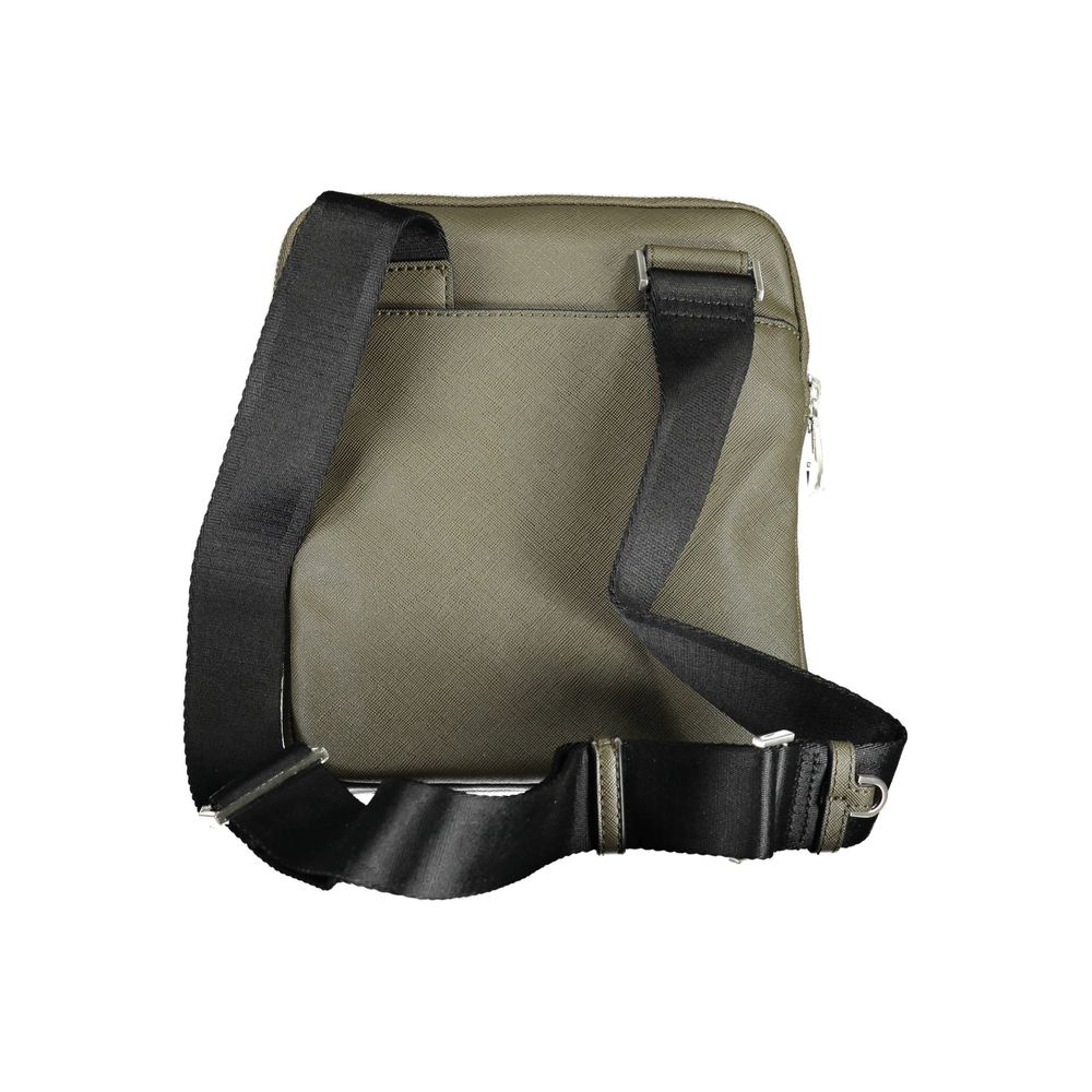 Guess Jeans Green Polyamide Shoulder Bag Guess Jeans
