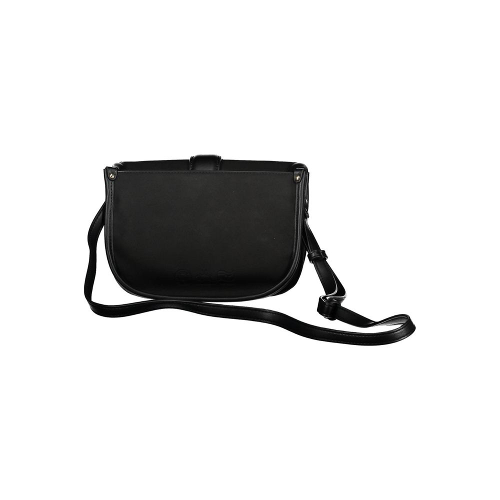 La Martina Black Polyethylene Handbag La Martina