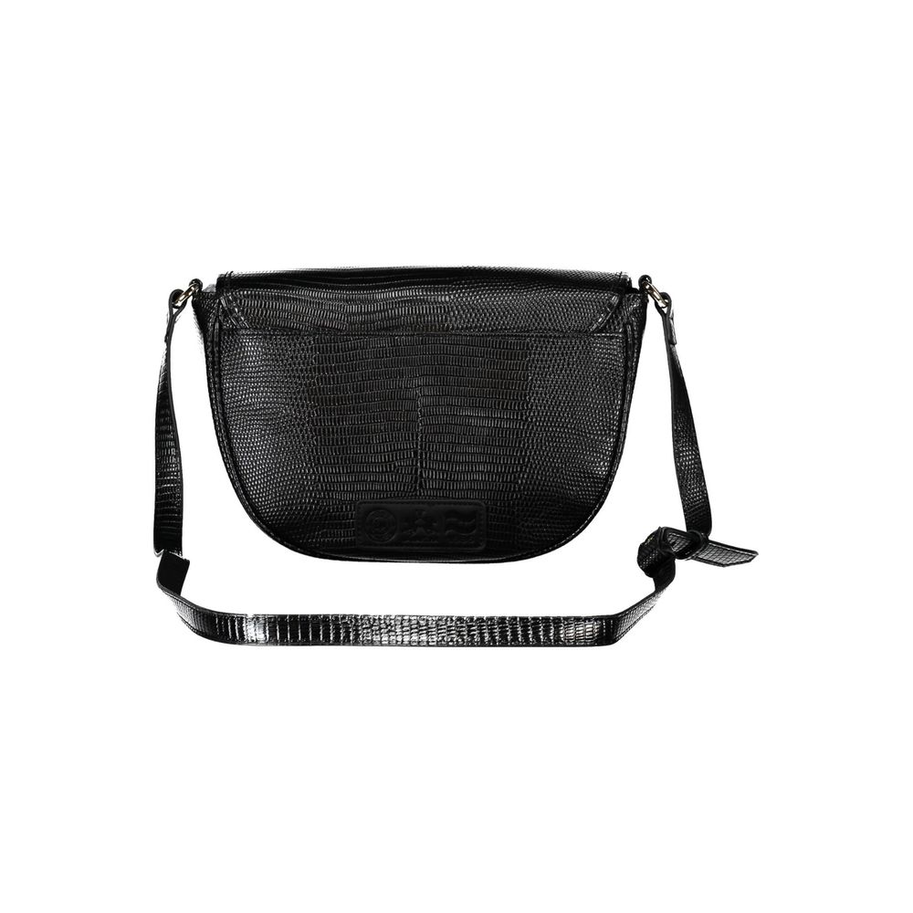 La Martina Black Polyethylene Handbag La Martina