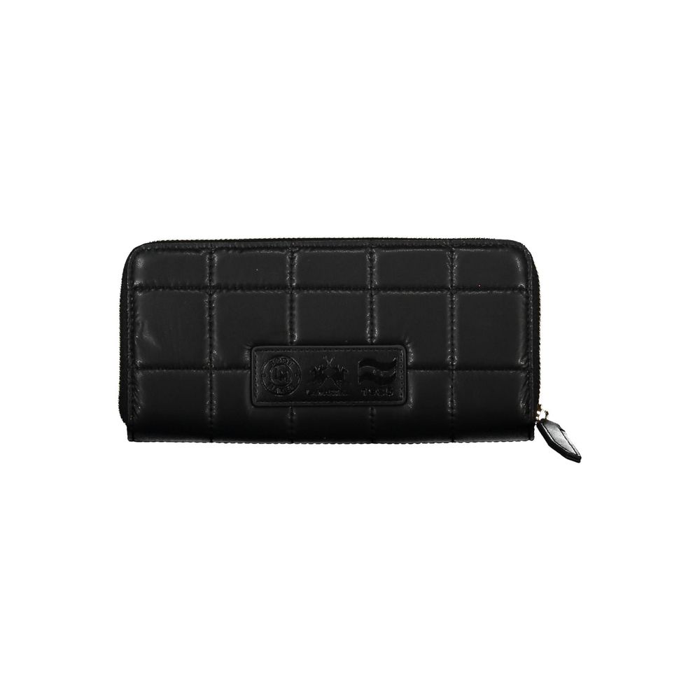 La Martina Black Polyethylene Handbag La Martina