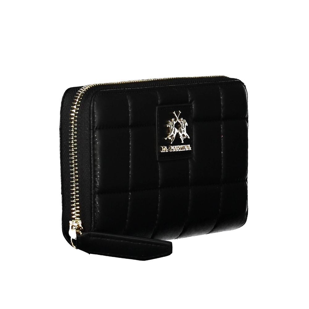 La Martina Black Polyethylene Handbag La Martina