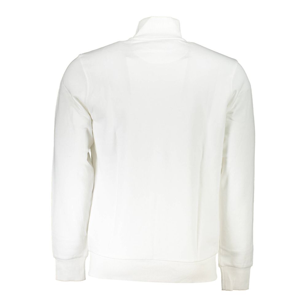 La Martina White Cotton Sweater La Martina