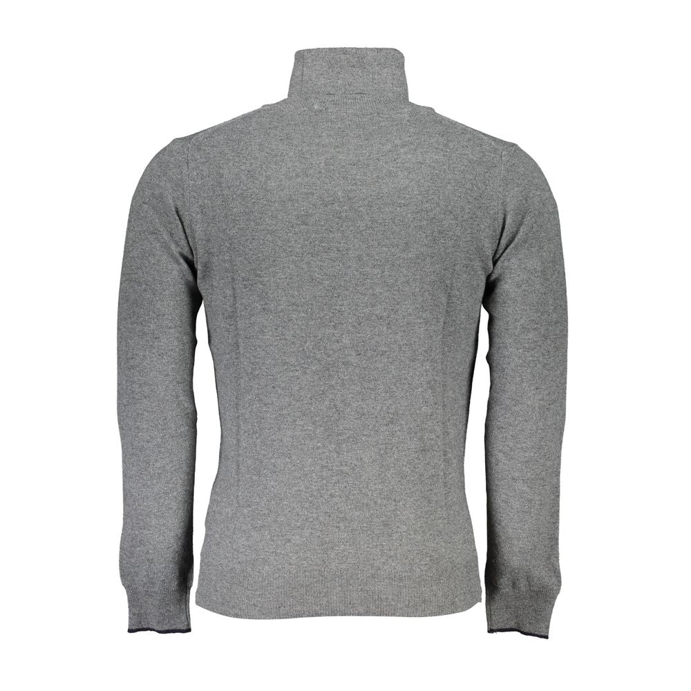 North Sails Gray Fabric Sweater North Sails