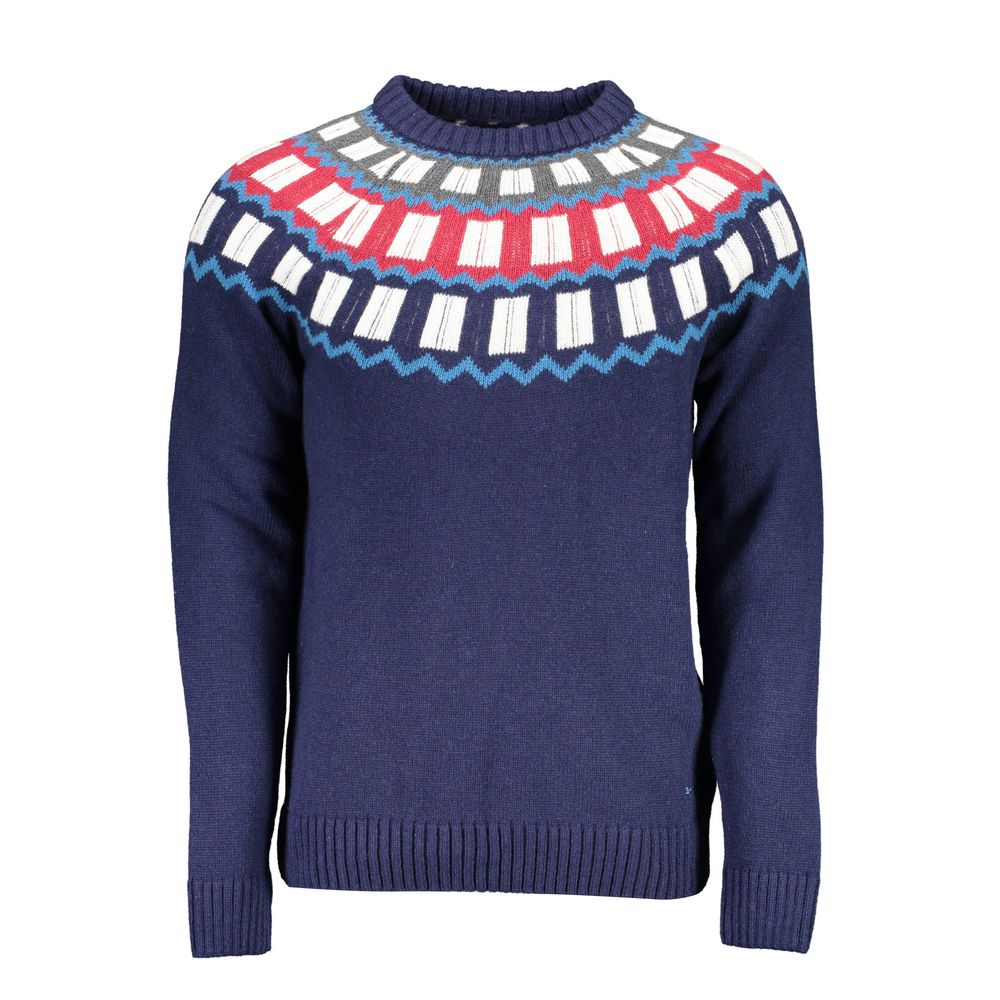 Gant Blue Wool Sweater Gant