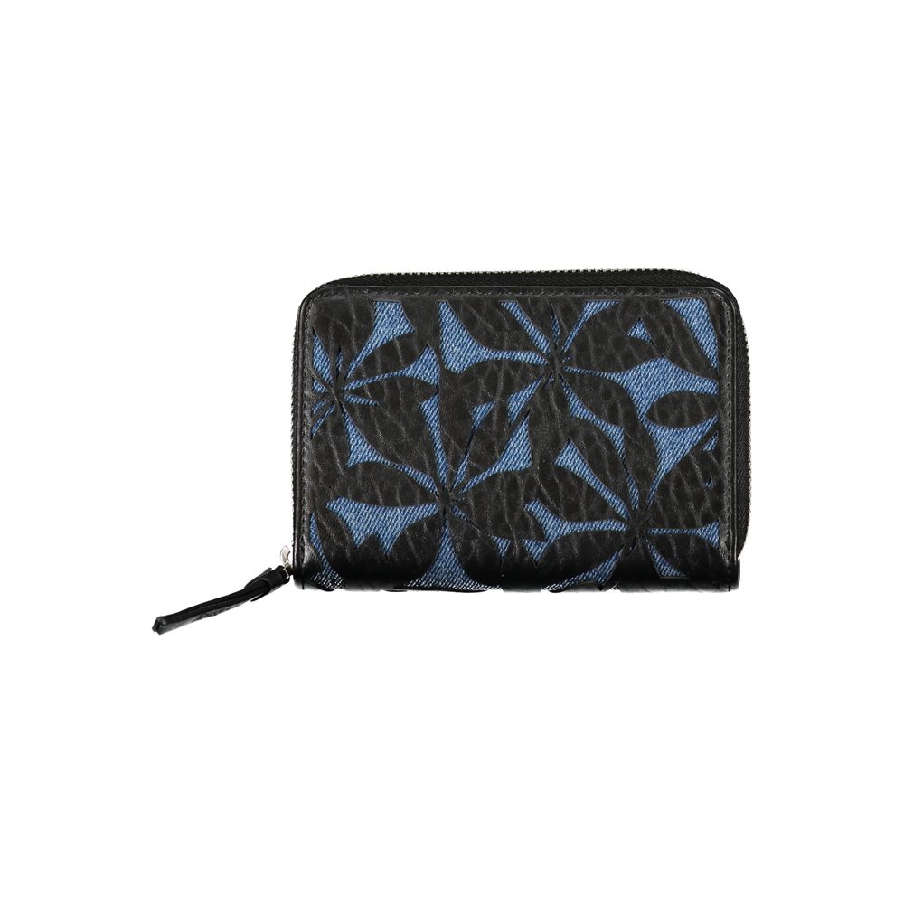 Desigual Black Polyethylene Wallet Desigual