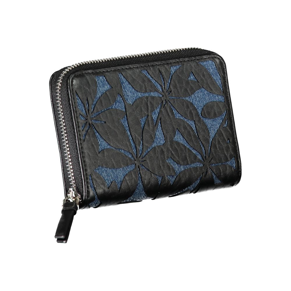 Desigual Black Polyethylene Wallet Desigual