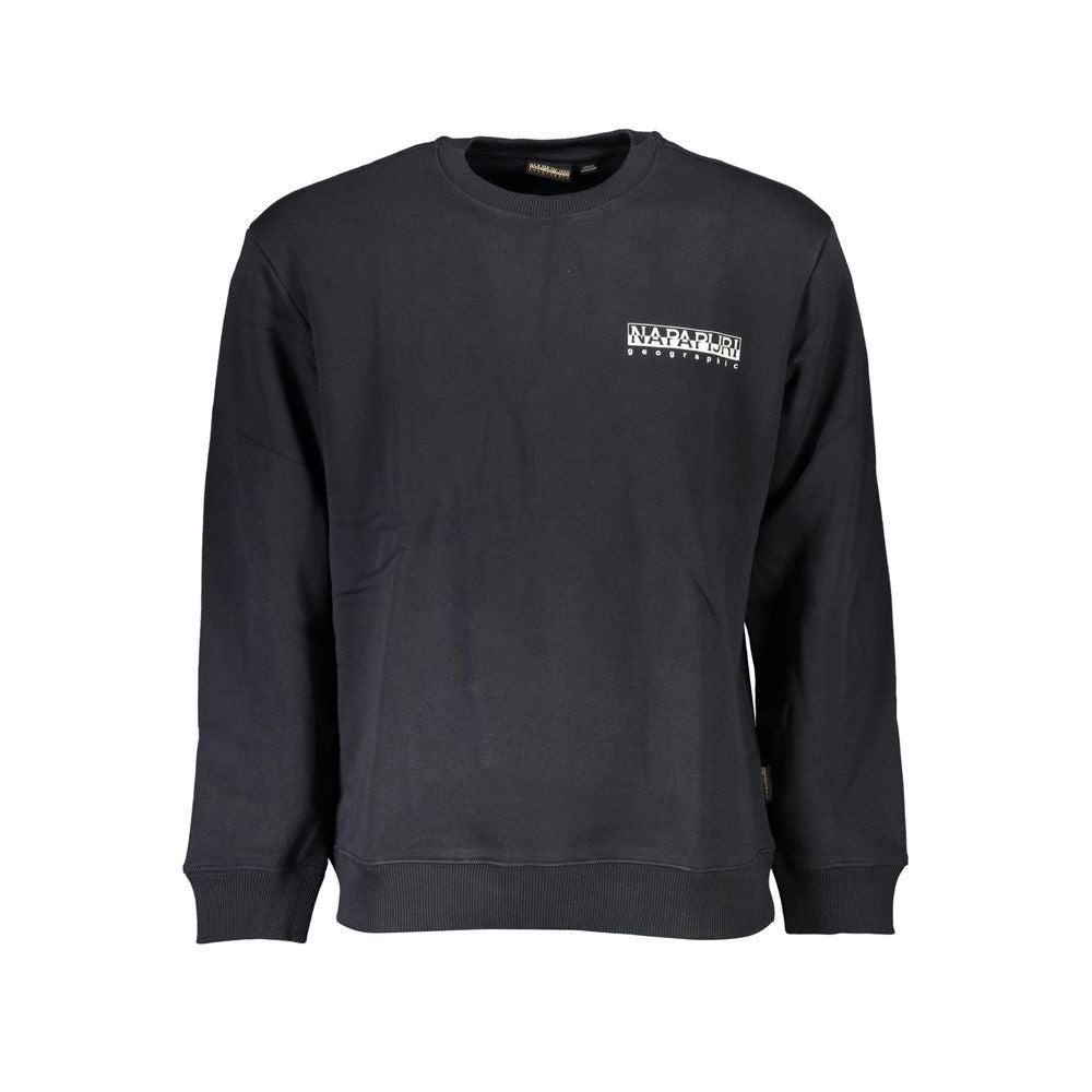 Napapijri Black Cotton Sweater Napapijri