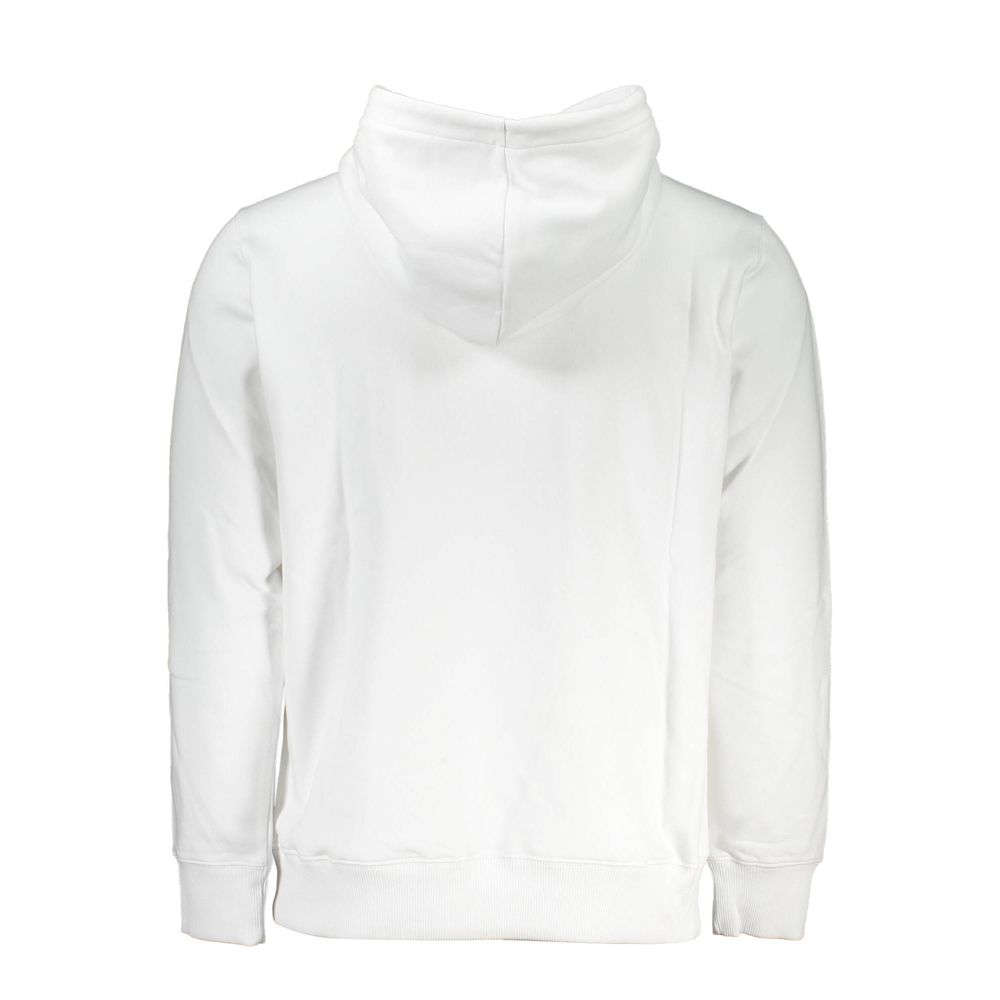 Calvin Klein White Cotton Men Sweatshirt Calvin Klein