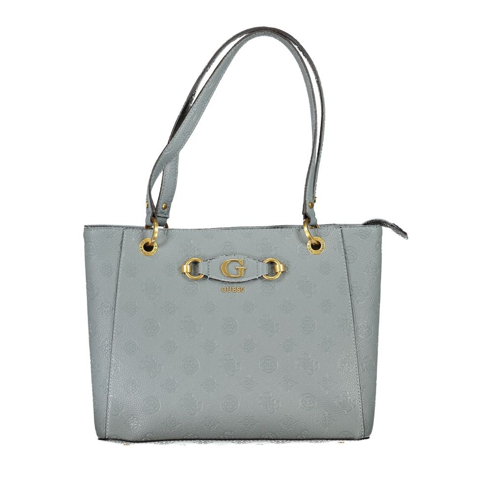 Guess Jeans Blue Polyethylene Handbag Guess Jeans