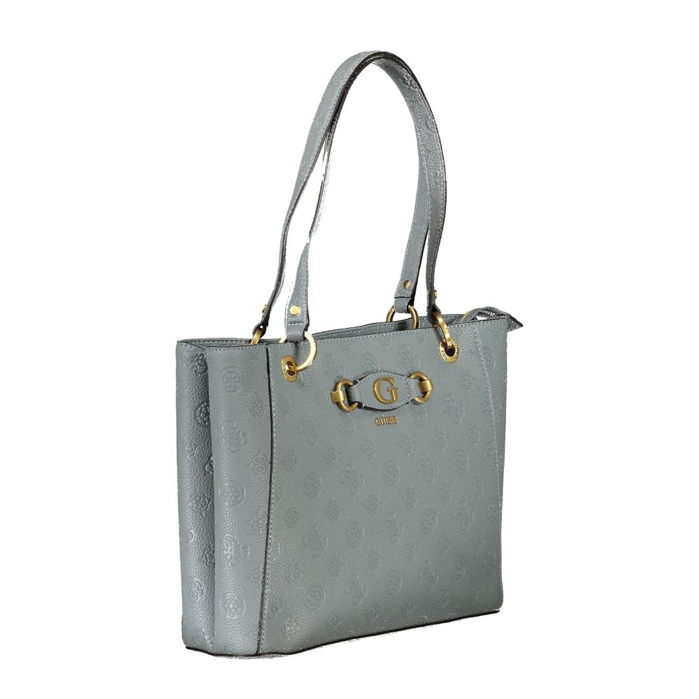 Guess Jeans Blue Polyethylene Handbag Guess Jeans
