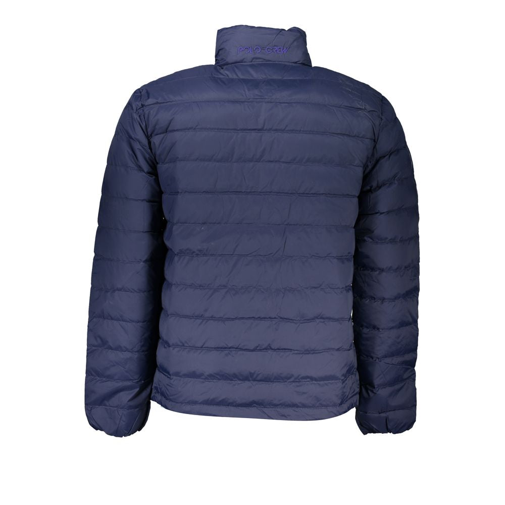 La Martina Blue Polyamide Jacket La Martina