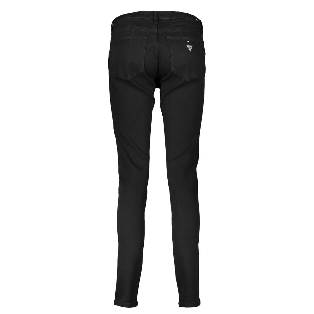 Guess Jeans Nero Cotton Women's Skinny Jean Guess Jeans