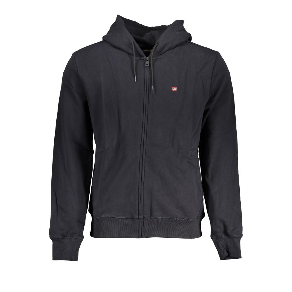 Napapijri Black Cotton Sweater Napapijri