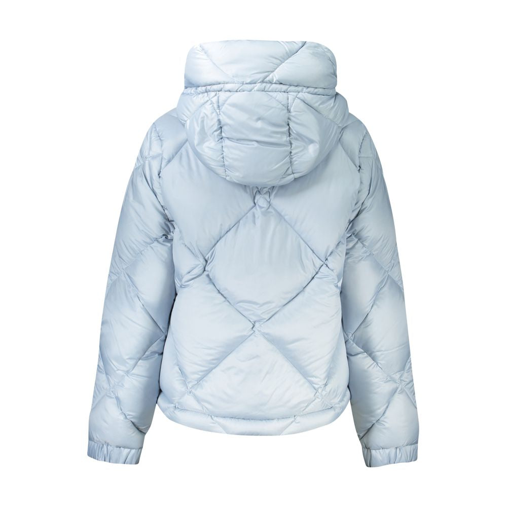 K-WAY Blue Polyester Jackets & Coat K-WAY