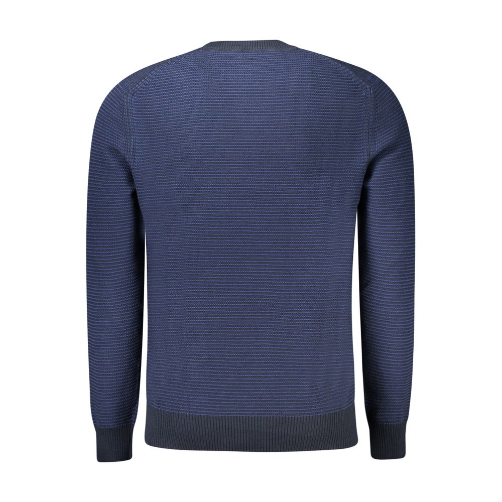 Hugo Boss Blue Cotton Sweater Hugo Boss