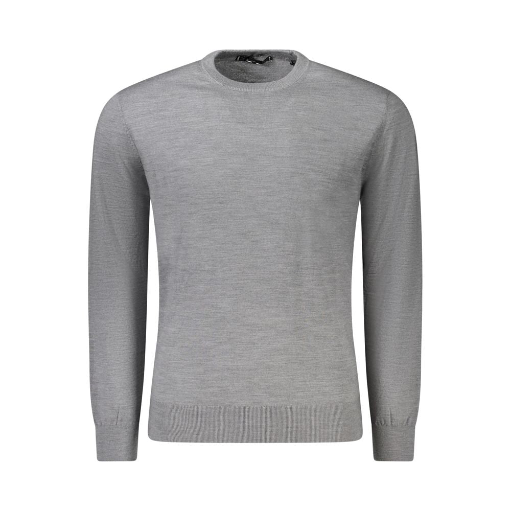 Guess Jeans Gray Wool Sweater Guess Jeans