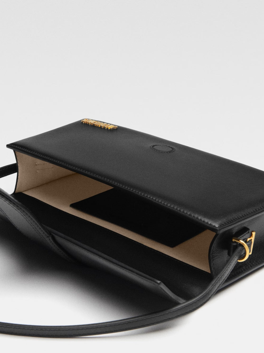 Jacquemus Black leather Le Bambino Long bag Jacquemus