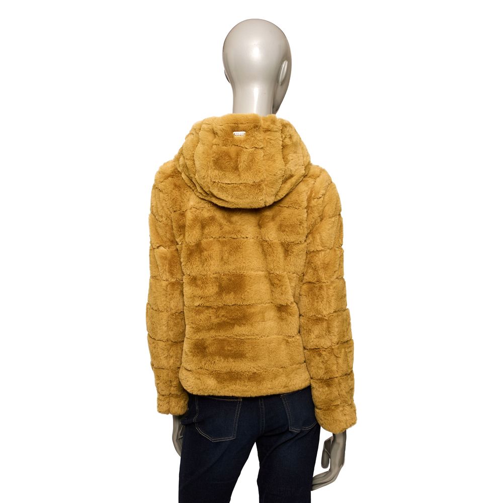 Baldinini Trend Yellow Polyester Women Jacket Baldinini Trend