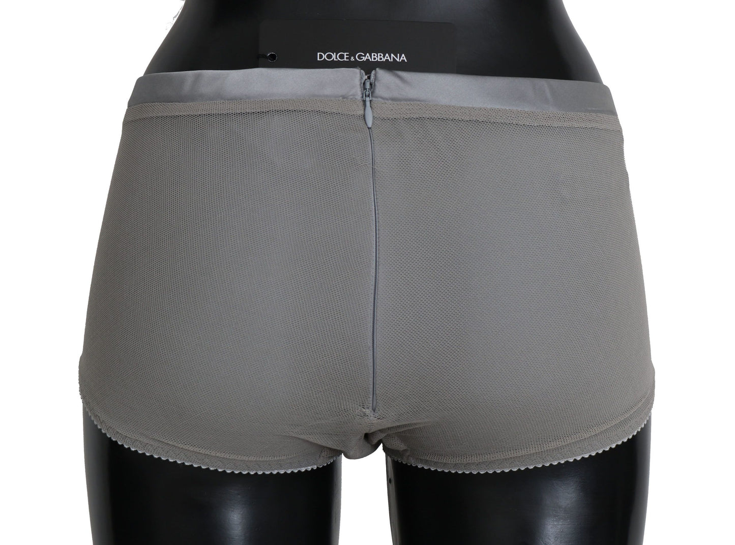 Dolce & Gabbana Underwear Silver With Net Silk Bottoms Dolce & Gabbana