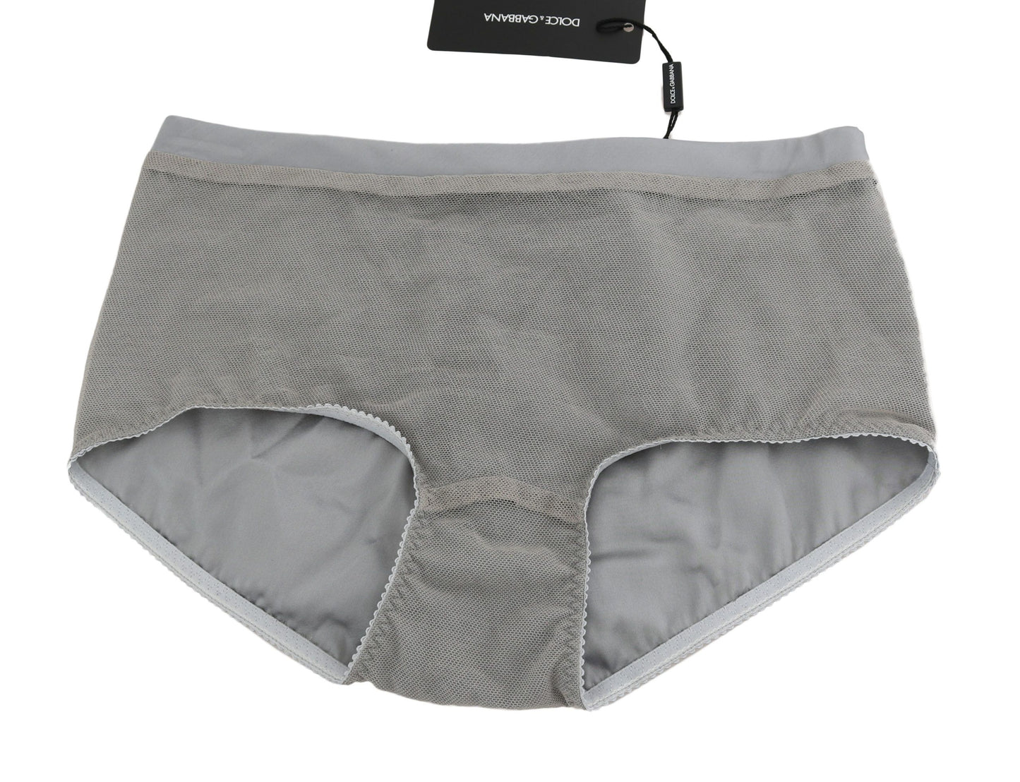 Dolce & Gabbana Underwear Silver With Net Silk Bottoms Dolce & Gabbana