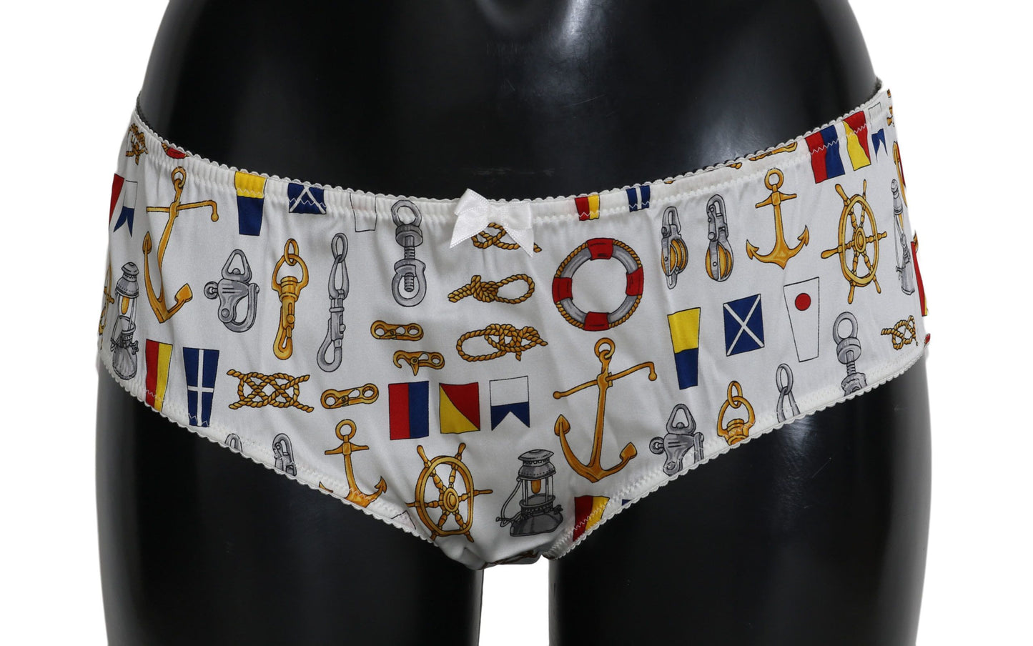 Dolce & Gabbana Underwear Sailor Print Silk Bottoms Dolce & Gabbana