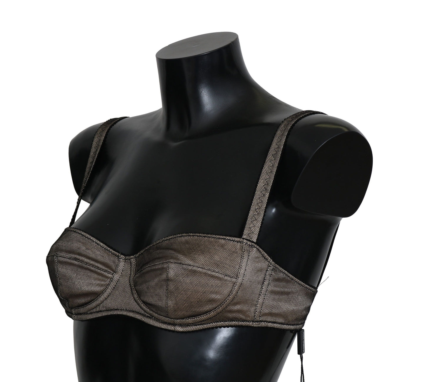 Dolce & Gabbana Brown Regg Balconcino Imbottito Bra Underwear Dolce & Gabbana