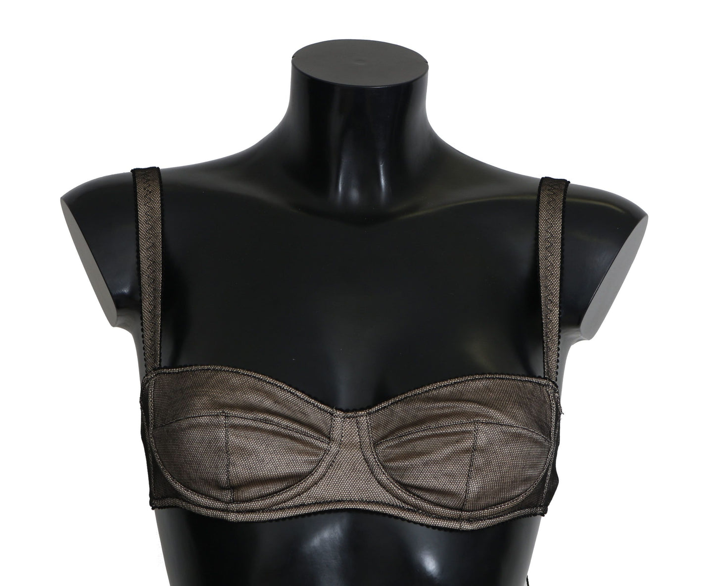 Dolce & Gabbana Brown Regg Balconcino Imbottito Bra Underwear Dolce & Gabbana