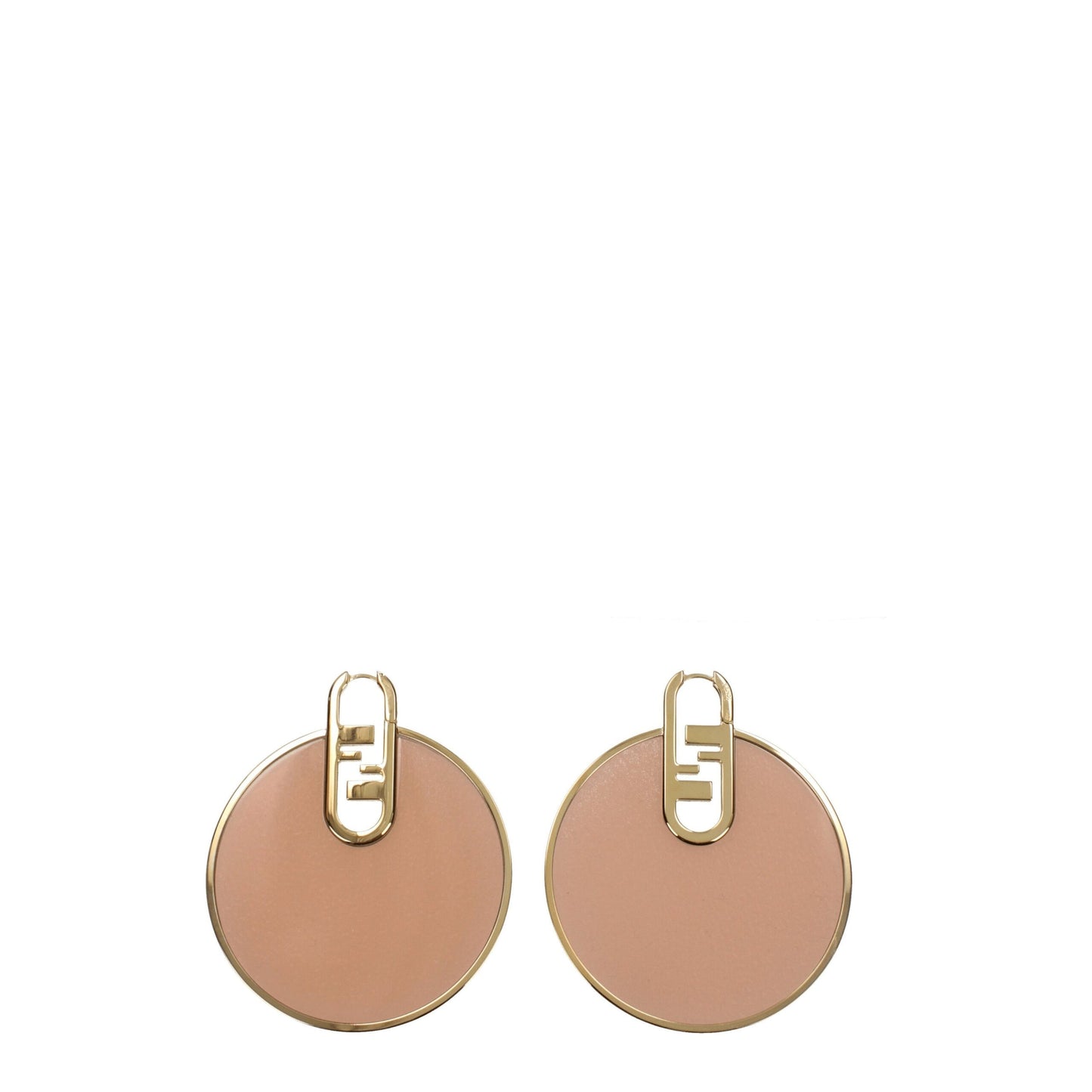 Fendi Pink Plexiglass Earrings Fendi