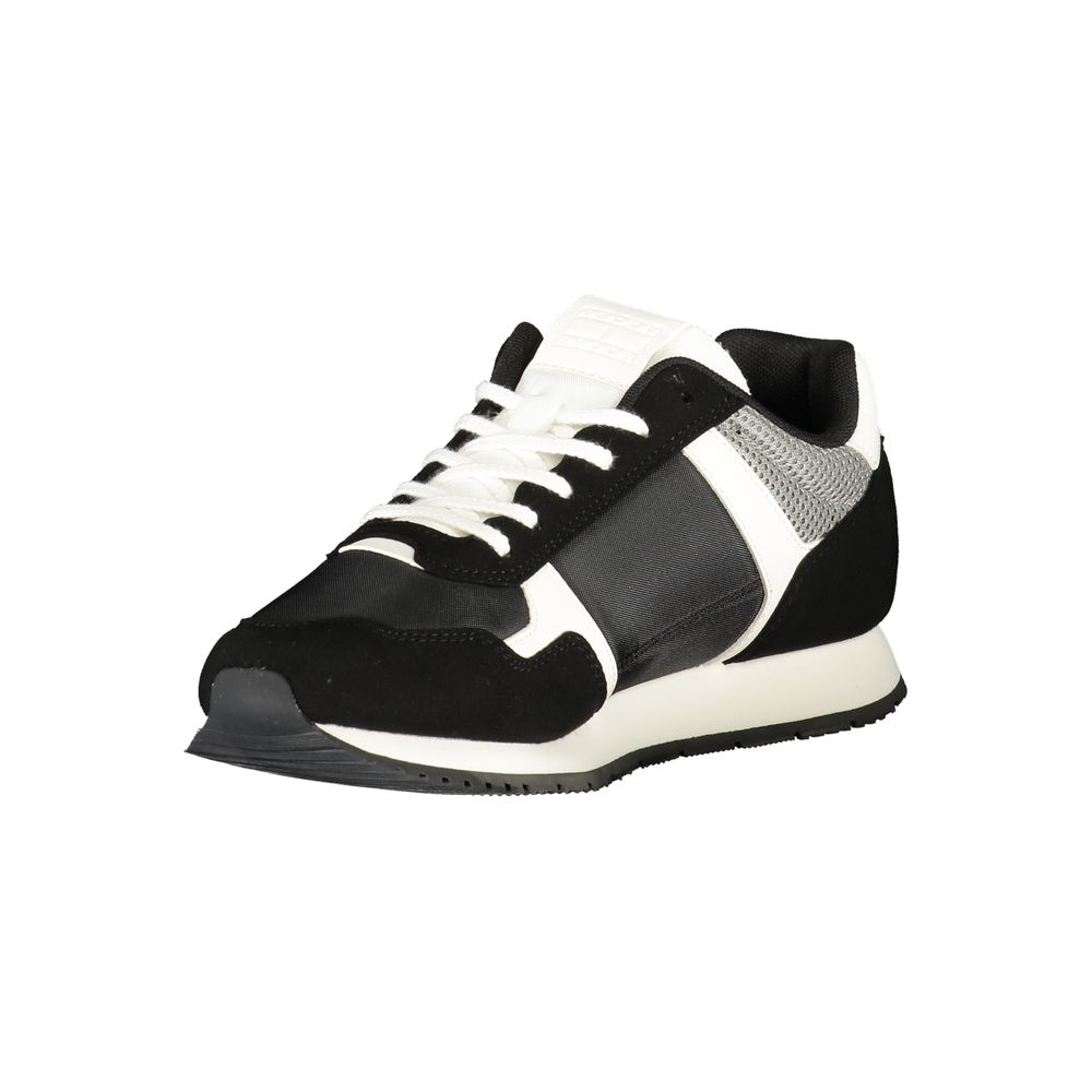 Tommy Hilfiger Black Polyurethane Men Sneaker Tommy Hilfiger