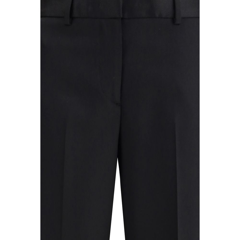 Lardini Black Wool Oves Aries Pants Lardini