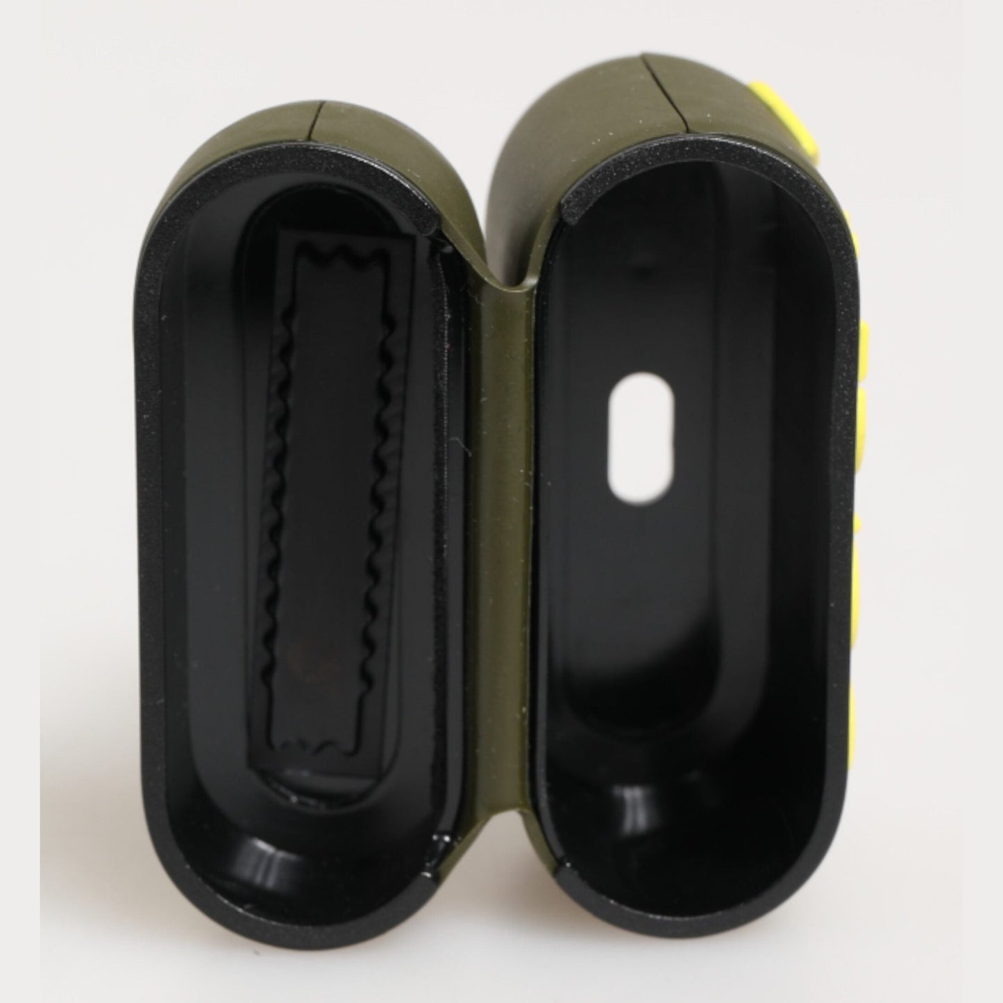 Dolce & Gabbana Army Green Rubber Logo Embossed Accessory Airpods Case