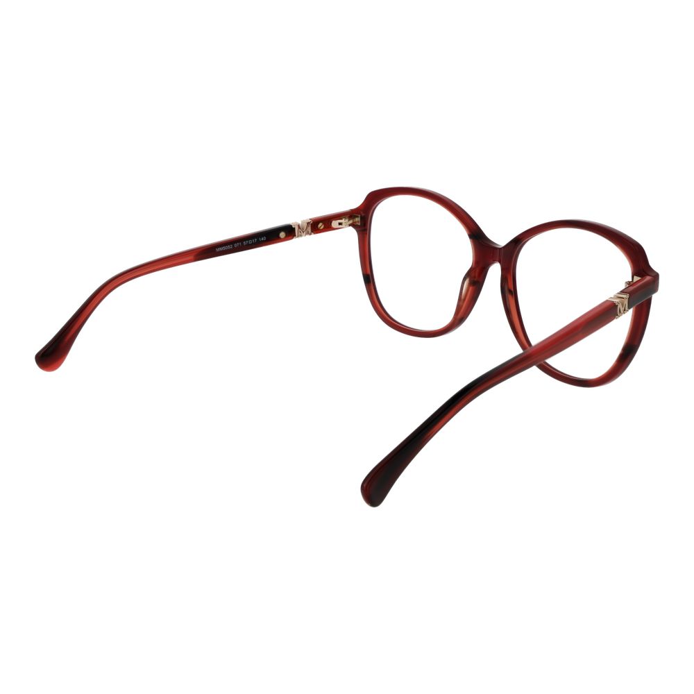 Max Mara Burgundy Plastic Glasses Frames Max Mara