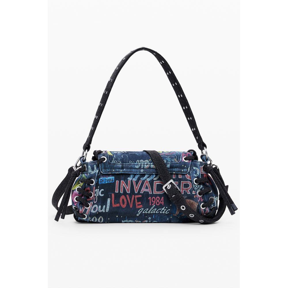 Desigual Blue Cotton Women Handbag Desigual