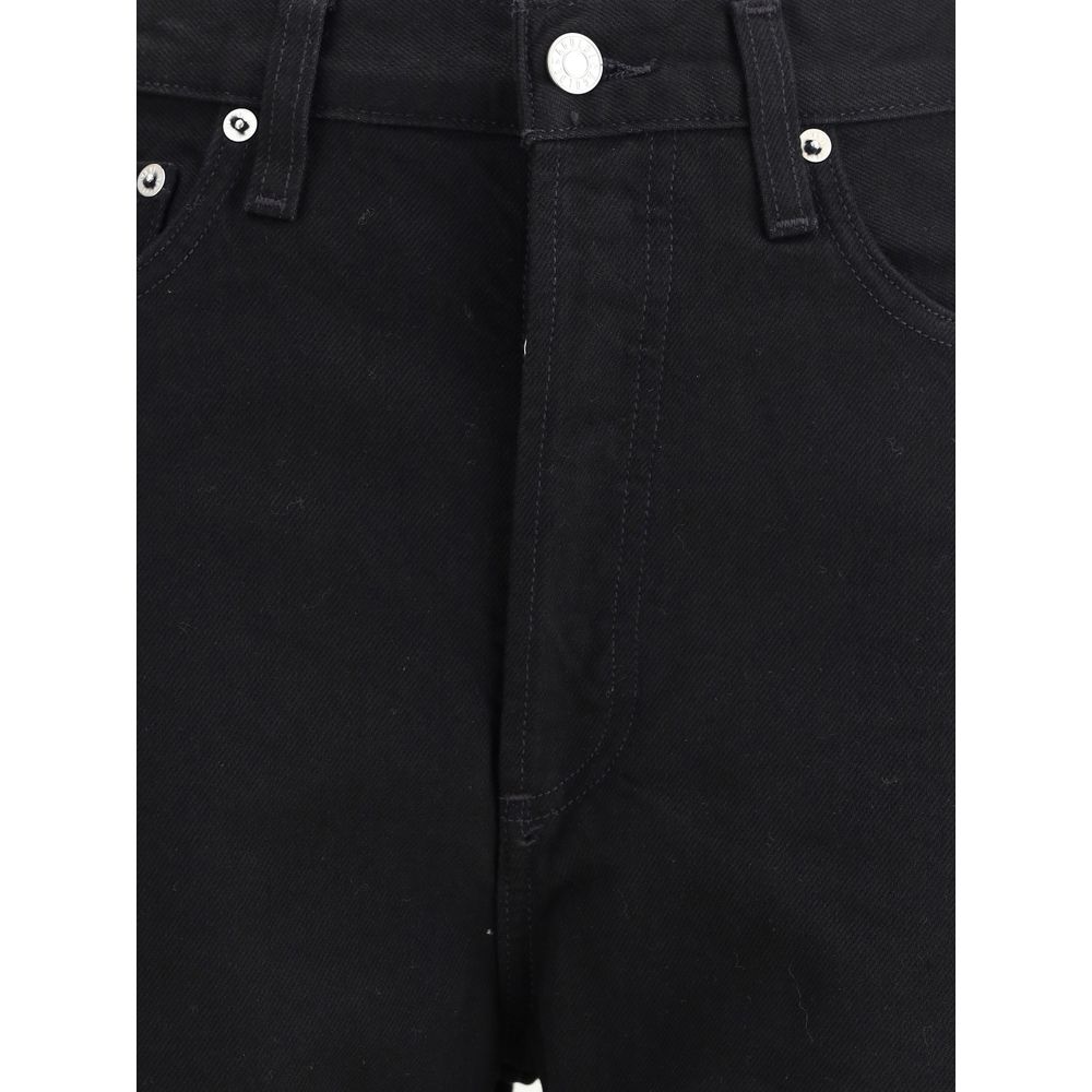Agolde Black Recycled Cotton High-Waisted Jean Agolde